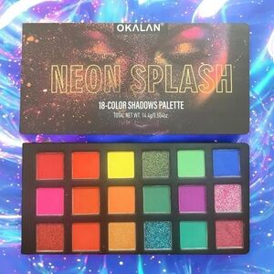 Okalan Neon Splash Eyeshadow Palette